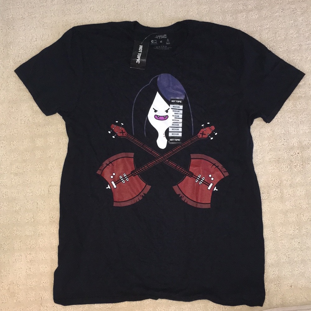 NEW Adventure Time Black T-Shirt